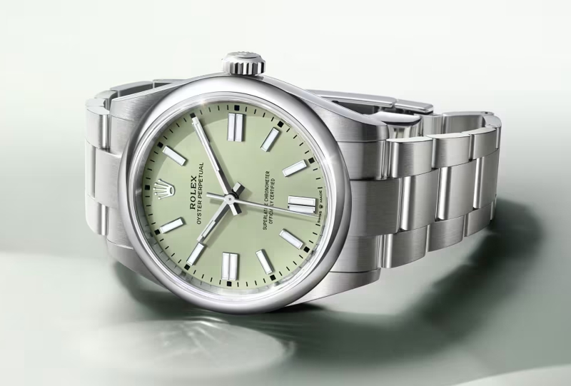 Фисташковый Rolex Oyster perpetual 2025 Фисташковый Rolex Oyster perpetual 2025