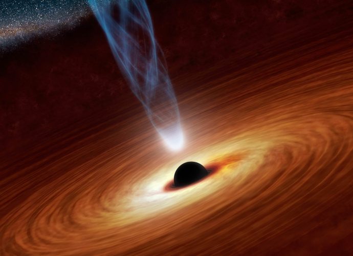 Чёрная дыра космос  