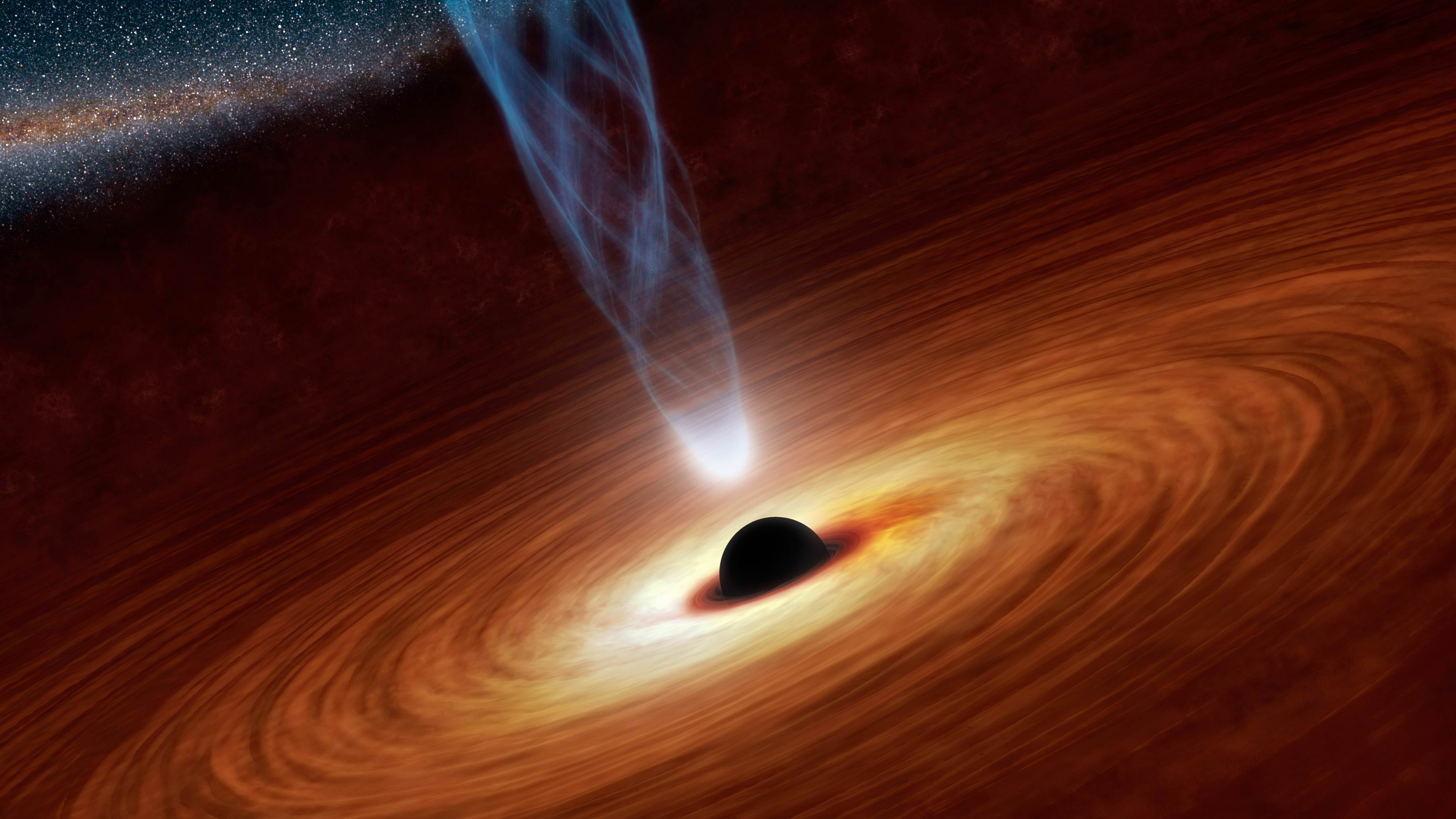 Чёрная дыра космос  