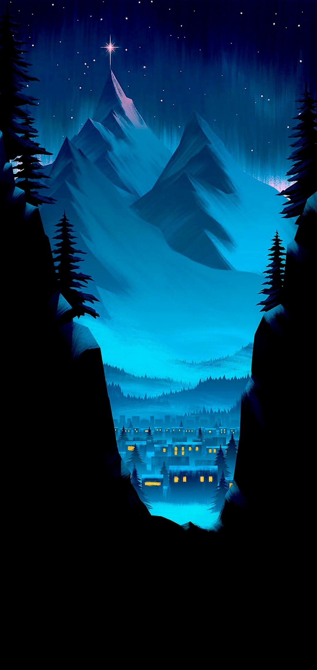 Ночь в лесу ночь лес звезды горы  