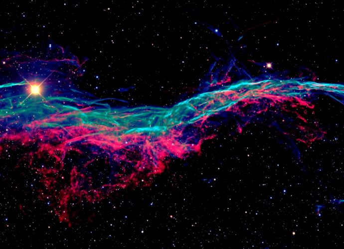 Звездная пыль неон космос звезды  